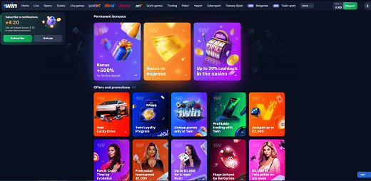 Bonuses and promotions casino 1Win Bonuses and promotions casino 1Win