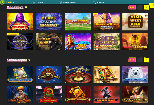 Types of games at Booi casino Types of games at Booi casino