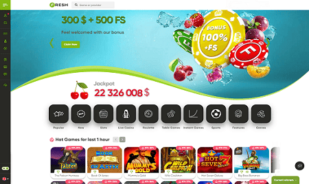 Online casino Fresh Online casino Fresh