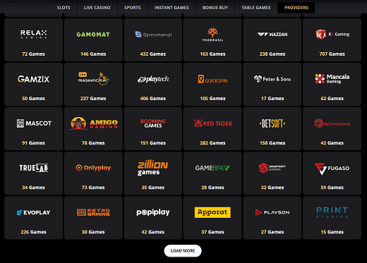 Lex Casino Game Providers Lex Casino Game Providers