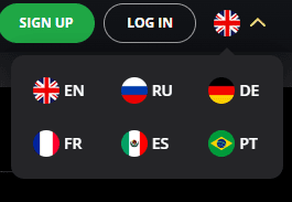 Interface languages Lex Casino Interface languages Lex Casino