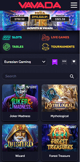 Mobile version of casino Vavada Mobile version of casino Vavada