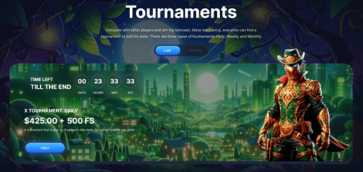 Vodka Casino Tournaments